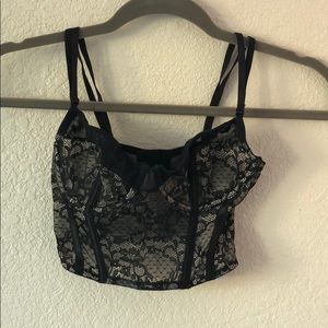 Forever 21 Lace Black Bandeau